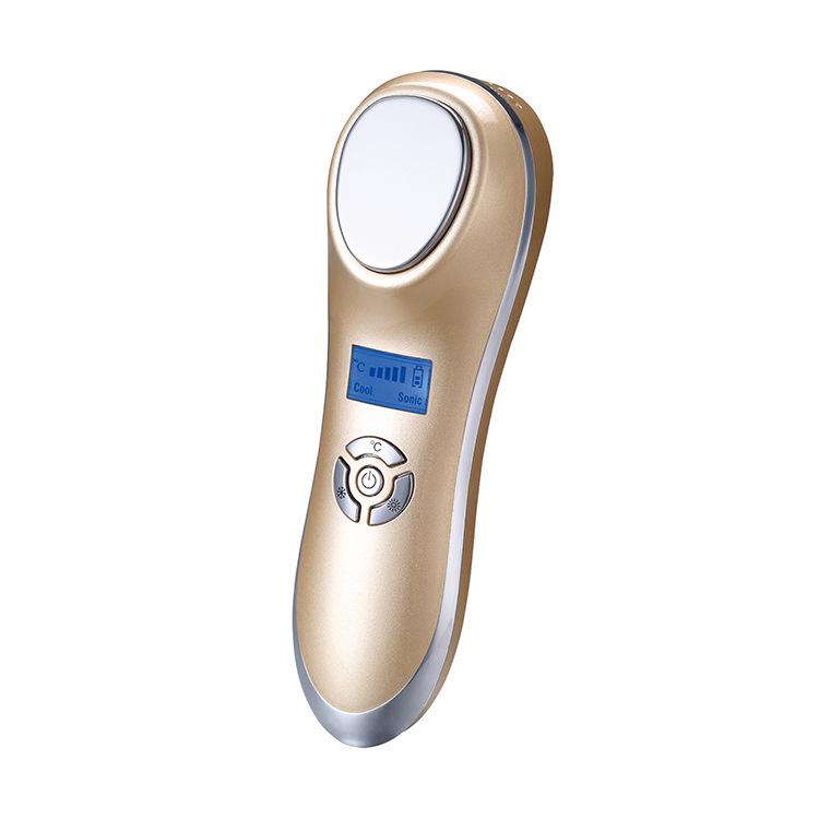 Rechargeable Hot & Cold Facial Massage Hammer – Vibration Beauty Tool for Home Use