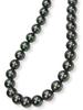 [Your and My Jewelry Box] Black Pearl Necklace - Peacock Color  Black Mother-of-Pearl Pearl 9.0mm Up, 45cm (Single Item) 9939 Made In Japan [Gift