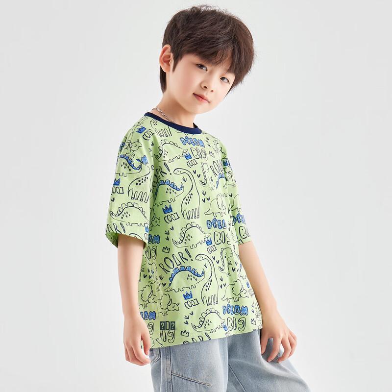 

Boys Dino Graffiti Cooling Cotton Short Sleeve T-Shirt 120