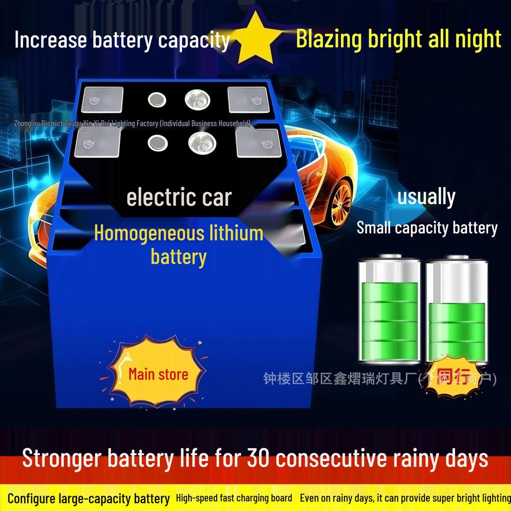 Custom UFO Shaped Solar Powered Waterproof Outdoor Lamp - Super Bright High Power Circular Design