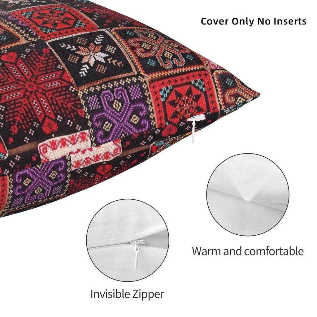 Palestine Embroidery Palestinian Traditiona Tatreez Pillow Cover Cushion Cover Pillow Case Pillowcases For Home Decoration