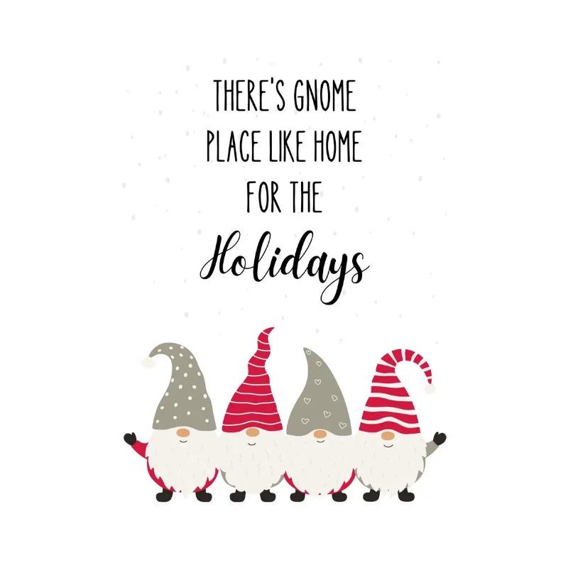 Vintage Merry Christmas Tree Deer Snow Art Poster Canvas Painting Festive Wall Prints for Living Room Home Decor