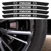 4pcs Aluminum Car Badge Wheel Hub Tire Rim Sticker Decor Auto Accessories For Mazda 3 CX3 CX4 CX5 CX7 CX8 CX9 Atenza Axela h7