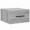 Wall Mounted Nightstand Gray Sonoma 35x35x20 cm
