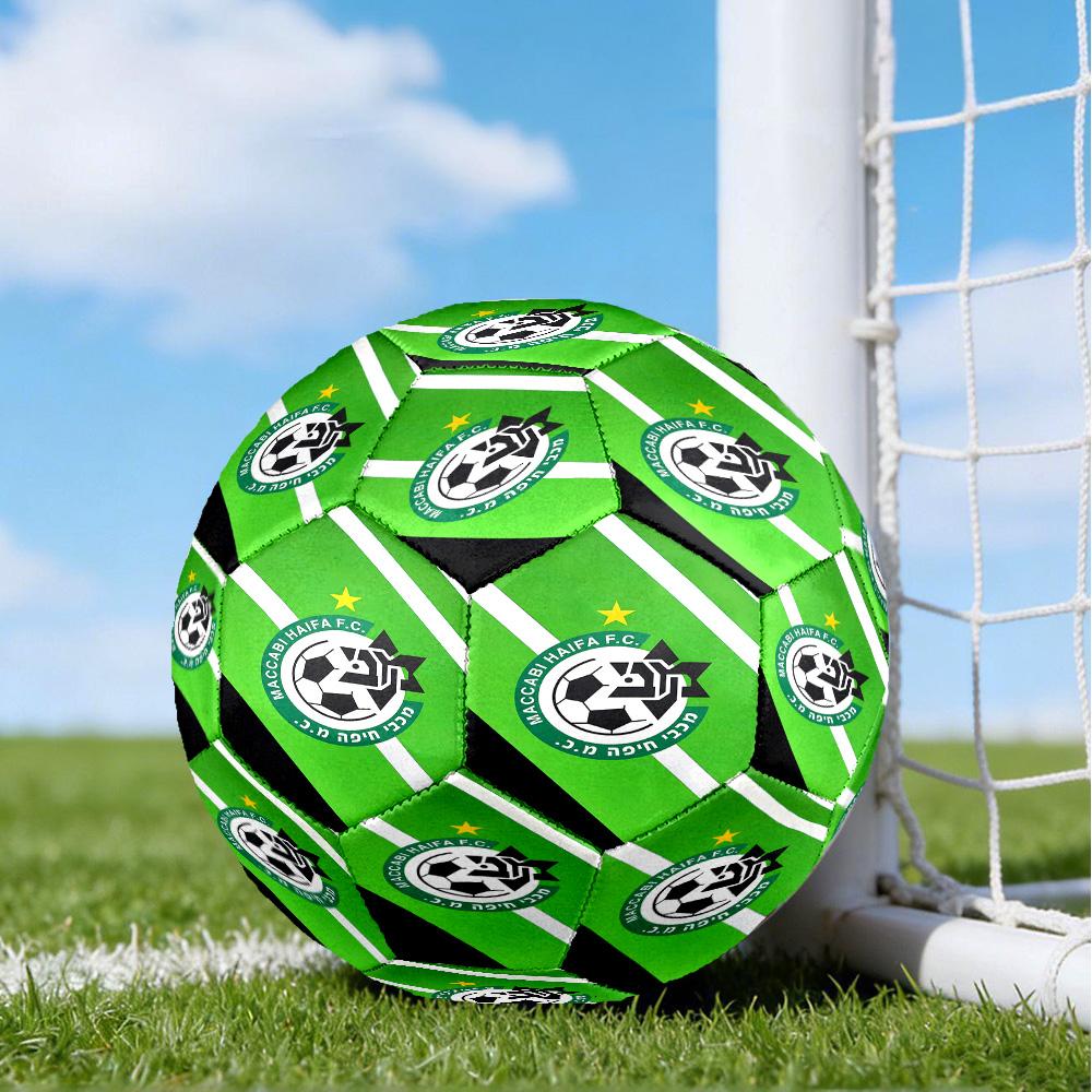 Maccabi Football Club Printed Size 5 Soccer Balls, High-Quality, Anti-Slip, Protective Football, A Unique Gift , Birthdays, Christmas Gifts