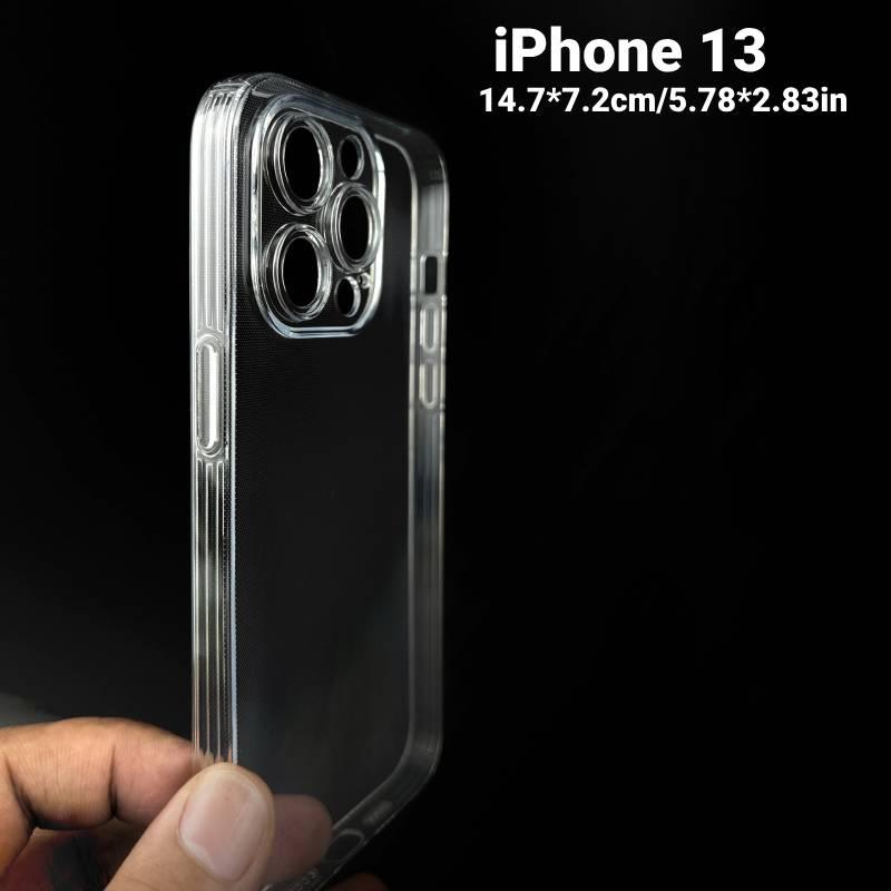 15 Promax Full Coverage Iphone Case Clear Tpu Shockproof And Anti-drop 13