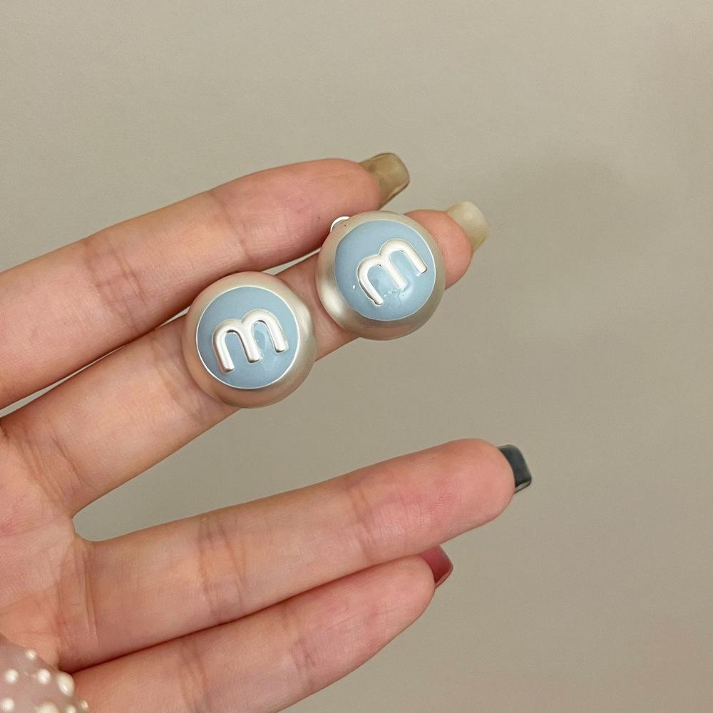 Elegant Floral Bow Earrings - High-End French Design for Women