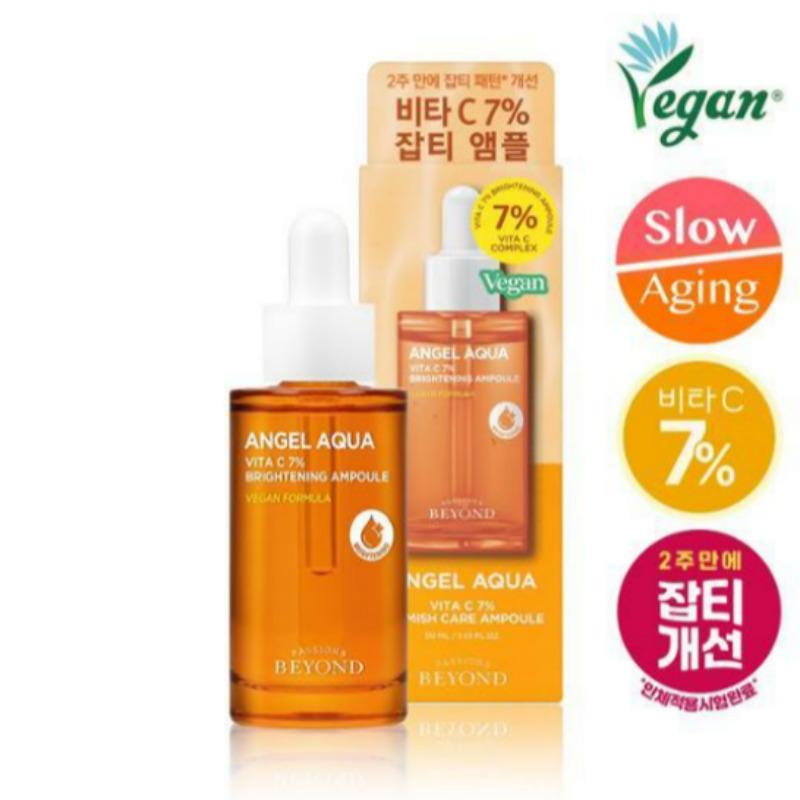 Beyond Angel Aqua Vita C 7% Dark Spot Ampoule 30ml (Vegan)