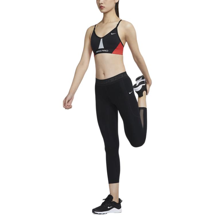 Nike Pro Indy Training Low Impact Support Sports Bra Women Underwear Black CZ7187-010