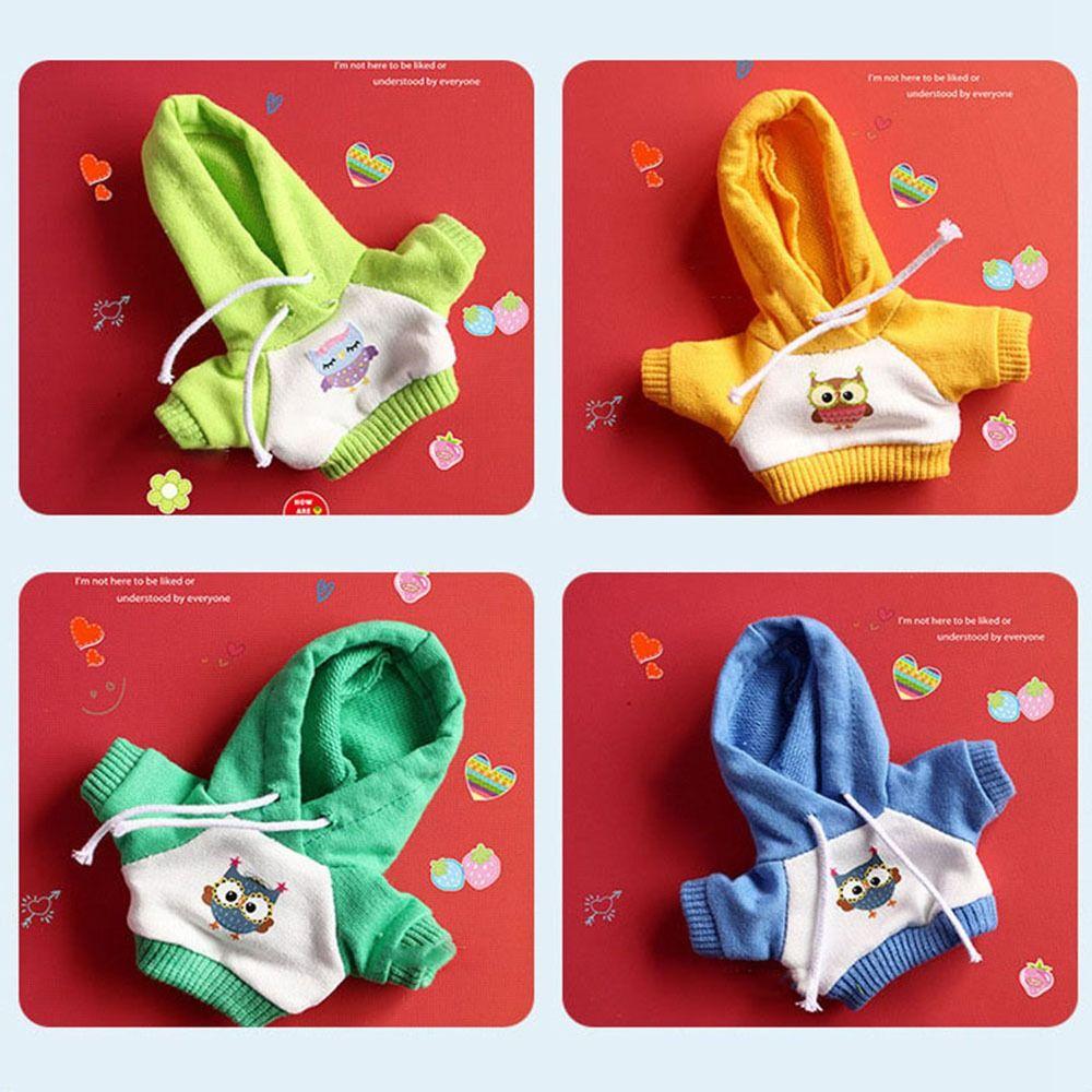 10 Styles Handmade Hoodies Cute Fashion Clothes Sweatshirt Outfits  for 10cm Cotton Dolls