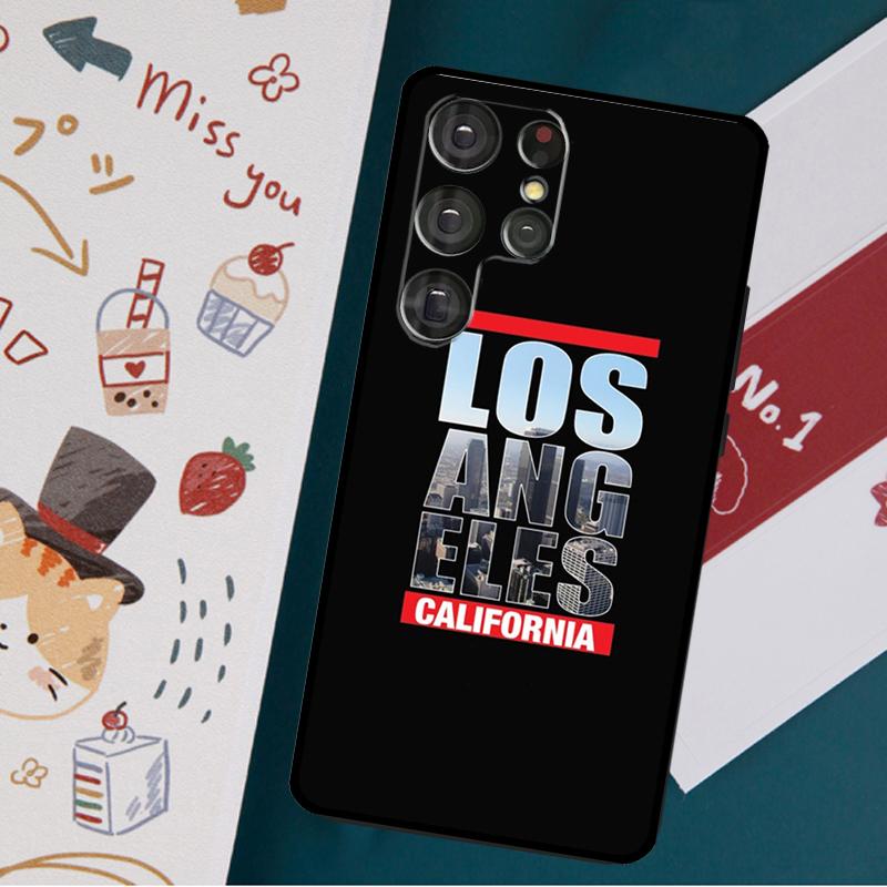 Los Angeles California Case For Samsung Galaxy S23 S22 Ultra S21 S20 FE S9 S10 S22 Plus Note 20 Note 10 Plus Cover