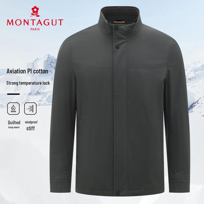 MONTAGUT Men's Mid-Length Padded Winter Jacket