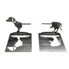 Stainless BBQ Grill Shelf Dog-Shaped Accessory for Outdoor Cooking
