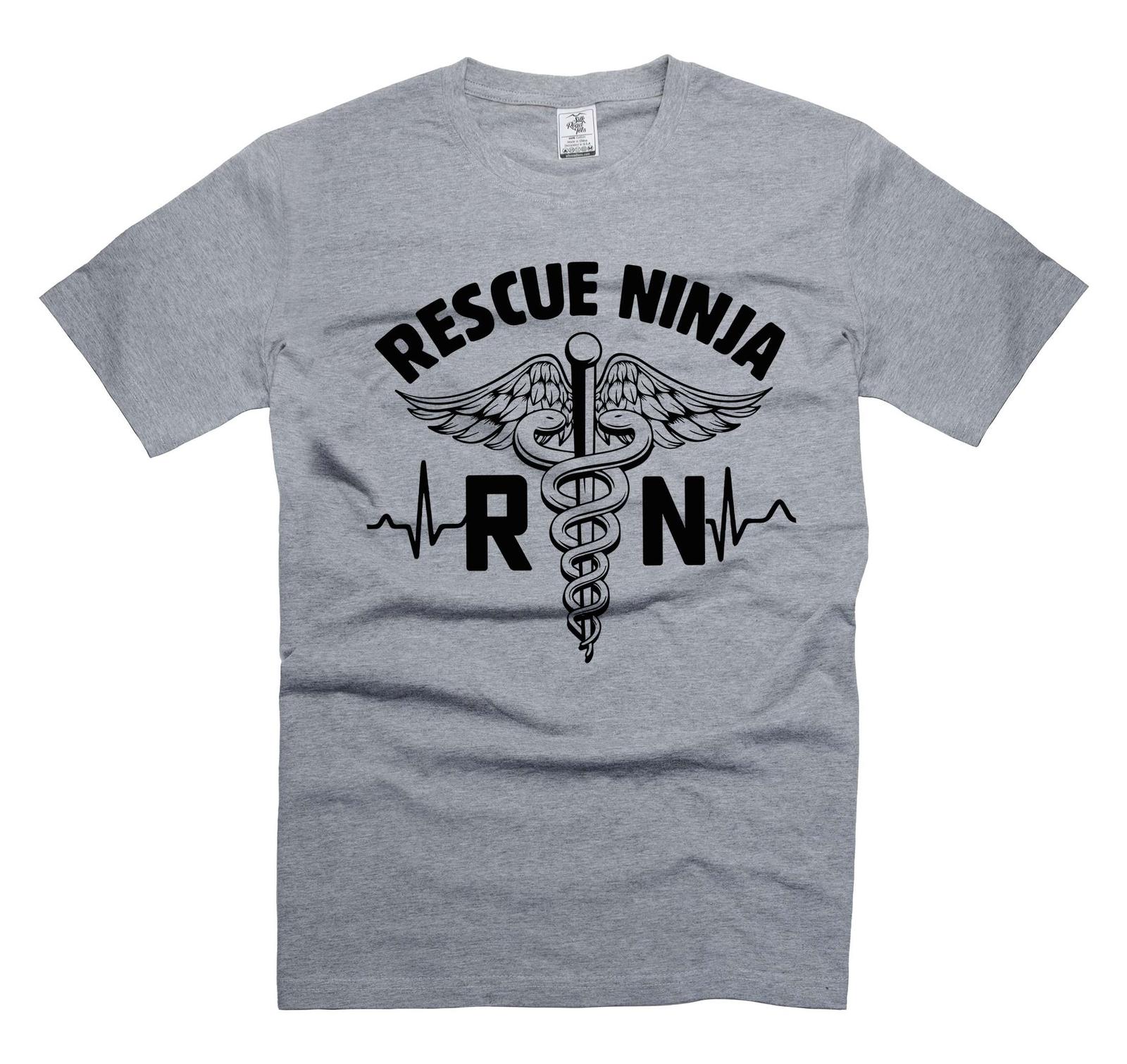 Rescue Ninja Shirt Registered Nurse Shirt for Women, RN TShirt for Women Her M