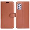 Wallet Case for Galaxy A53 5G - Leather/PU, Brown, Scratch-resistant