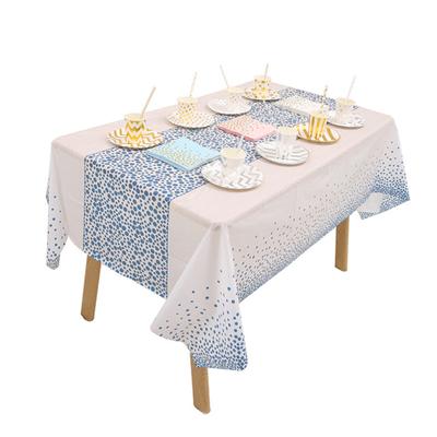 Capa de mesa grande antiderrapante fácil de limpar capa de mesa elegante resistente a rugas toalha de mesa decorativa de férias para restaurante