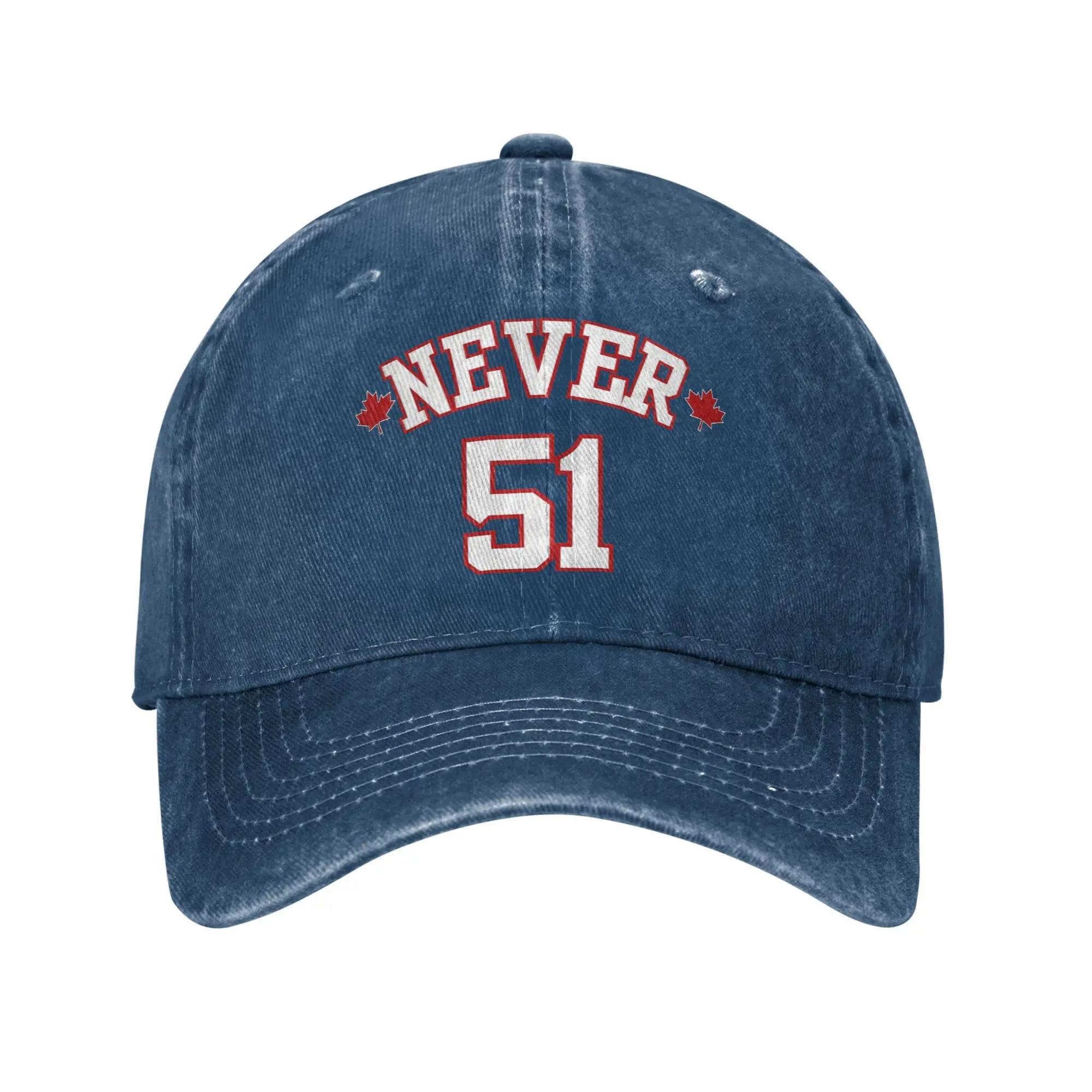 

Never Sun Baseball Cap Hip Hop Casual Couple Women Washed Trucker Hat Sunscreen Print Outdoor Gym Snapback Cap Gift Idea One Size
