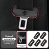 PU Leather Car Seat Belt Buckle Clip Cover Protector Anti-Scratch Case For MG Cyberster 3 5 6 7 ZS ES5 ONE HS 4 EV edw6