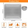 Air Fryer Grill Pan for Emeril Lagasse 26 QT Extra Large Air Fryer, 12.5''×11.3'' Stainless Steel Air Fryer Tray Accessories Grill Plate Crisper
