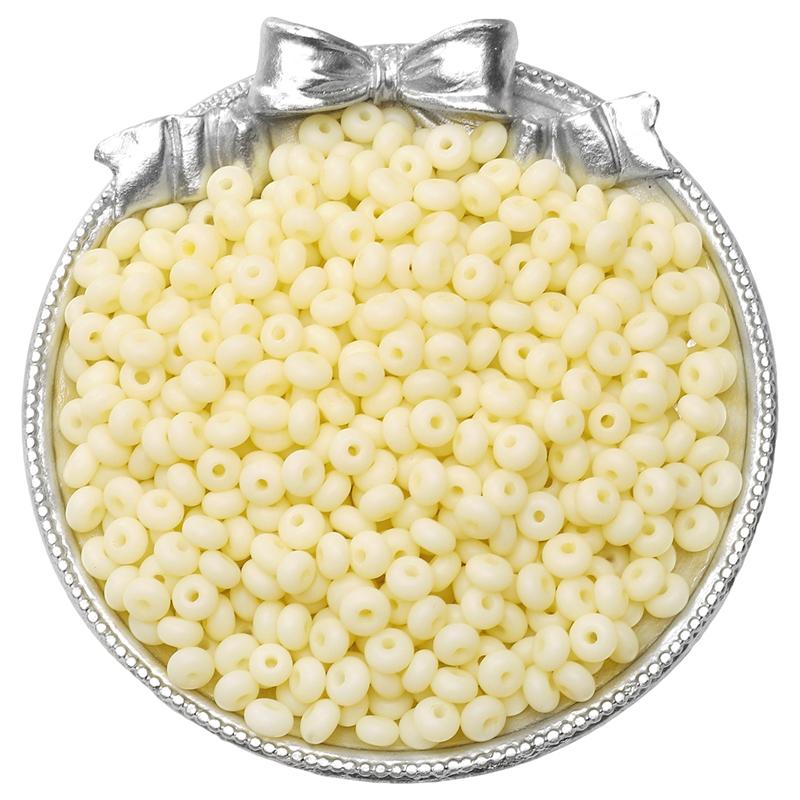 70pcs Glass Seed Beads Charm Frosted Mineral Abacus Czech Spacer Beads For Jewelry Making Accessories