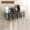 four-cup, transparent black & light coffee