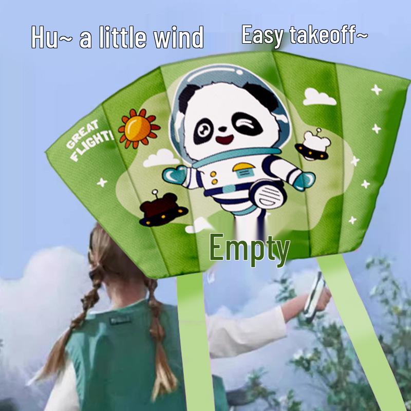 Kids' Portable Frameless Cartoon Kite - Easy Fly for Light Breeze