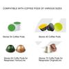 A84E-Coffee Pad Adhesive Holder Wall-Mounted Coffee Capsule Holder DIY Self-Adhesive Coffee Pad Coffee Bag Capsule