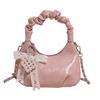 Simple niche portable shell bag women's 2025 summer new high-end chain letter messenger bag