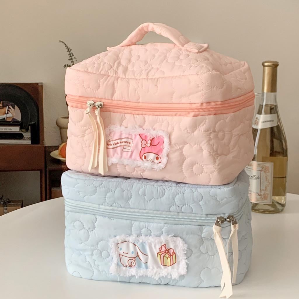 Melody Plush Cosmetic Bag With Zipper For Daily Use And Travel Storage