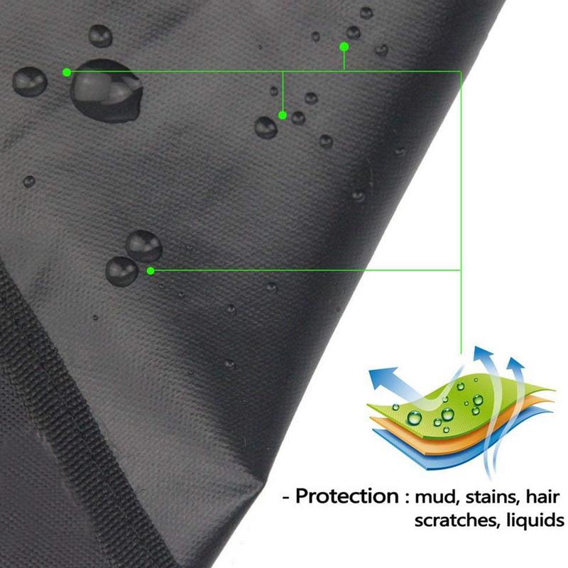 Car Pet Seat Cover Back Seat Heavy Duty Dog Hammock Seat Cover For Animals Anti-Slip Foldable Pet Trucks Protector Resists Dirt