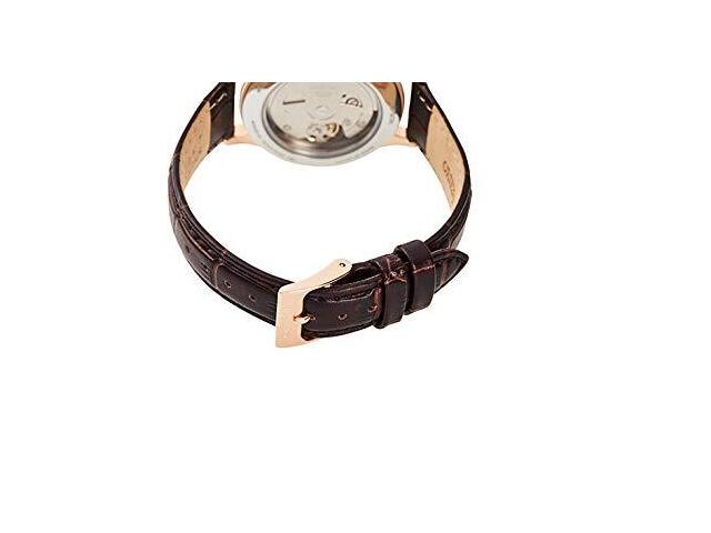 ORIENT CLASSIC RN-AG0727Y Automatic Watch Brown Dial Leather Band 35.9mm Women's