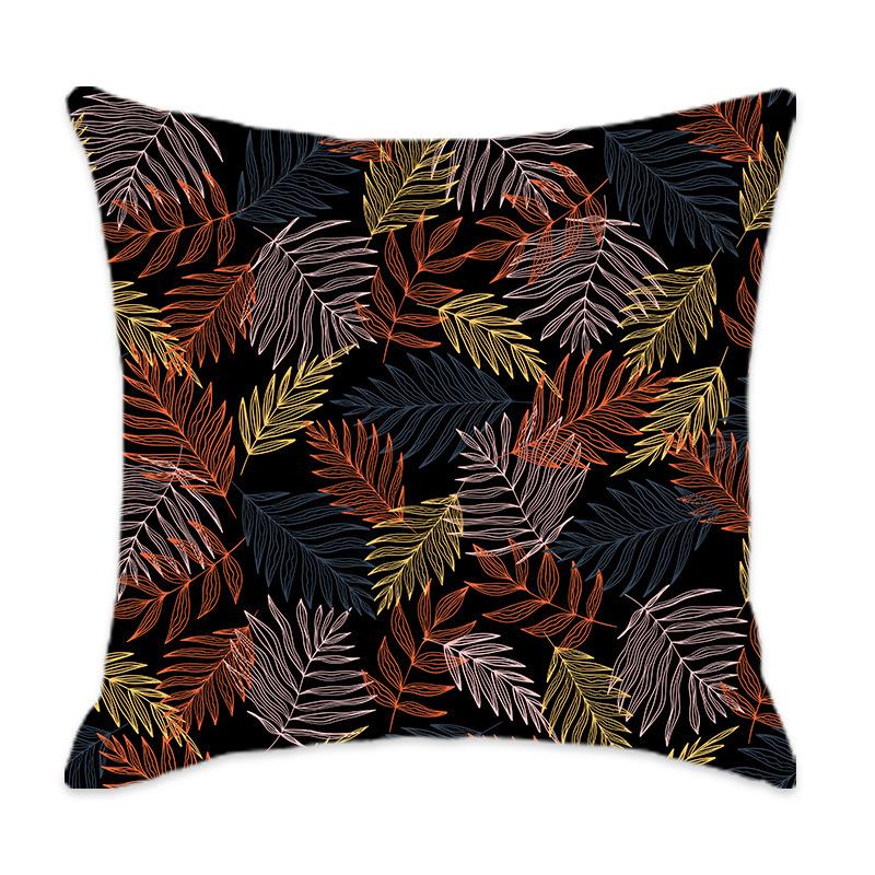 Home Pillow Floral Print Series Sofa Bedroom Leisure Pillow Floral Pattern