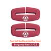 Car Seat Belt Buckle Cover Anti-Scratch Protector Clip Accessory For Volkswagen VW Scirocco Passat Polo B5 B6 B7 CC Tiguan Zh4