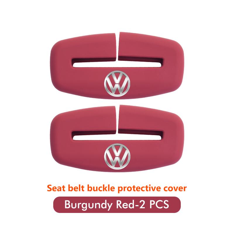 Car Seat Belt Buckle Cover Anti-Scratch Protector Clip Accessory For Volkswagen VW Scirocco Passat Polo B5 B6 B7 CC Tiguan Zh4