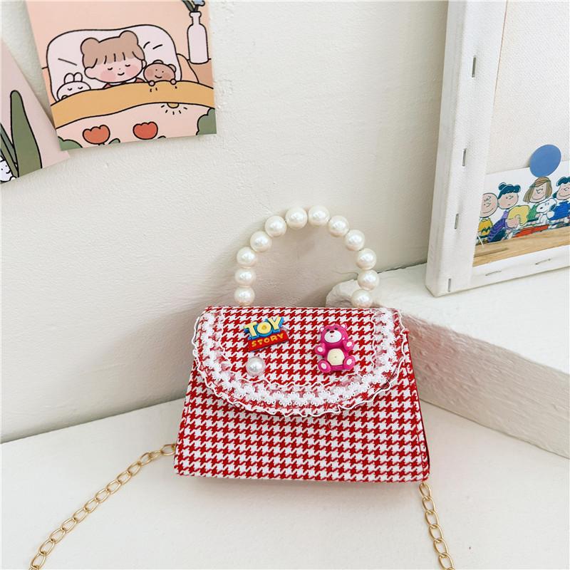 Princess Lovely Style Red Bag For Girls With Cartoon Design Perfect For New Year Gifts And Everyday Adventures