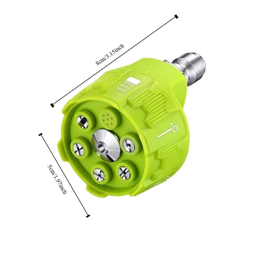 1/4Inch Connector Pressure Washer Nozzle 6in1 Design Multifunctional Nozzle  High Pressure Cleaning