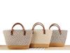 Bohemian Handmade Woven Shoulder Bag - Large Capacity, Casual Minimalist Style for Seaside Vacations and Everyday Use.