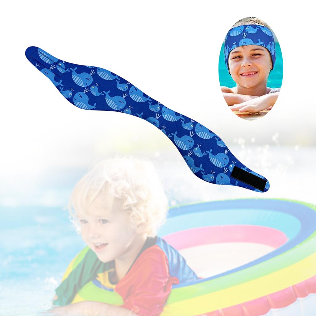 Adjustable Swim Headband Swim Ear Band Protective Covers Comfortable Swimmer Swimming Headband Ear Guards for Kid Adult