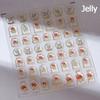 1 PCS 5D Glitter Light Pink Begonia Flower Nail Art Sticker Exquisite Design High Quality Decorative Decal Nail Sticker