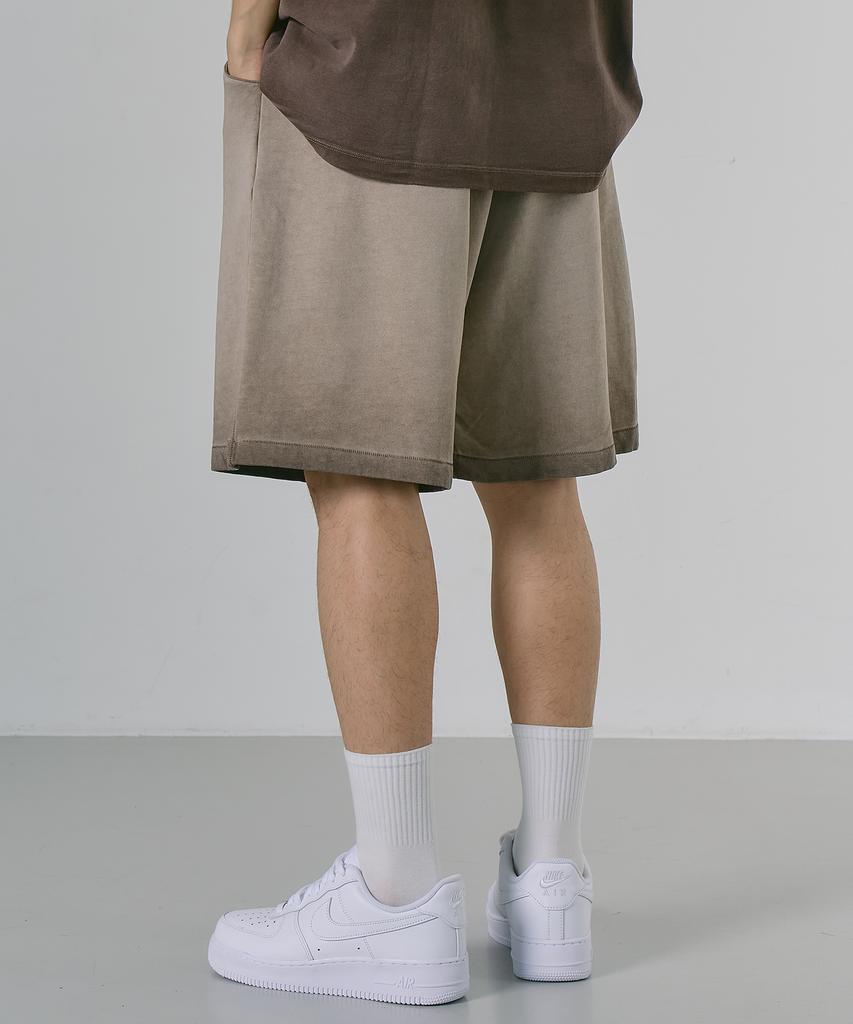 LXT Heavy Weight Pigment Half Sweatpants [Beige]
