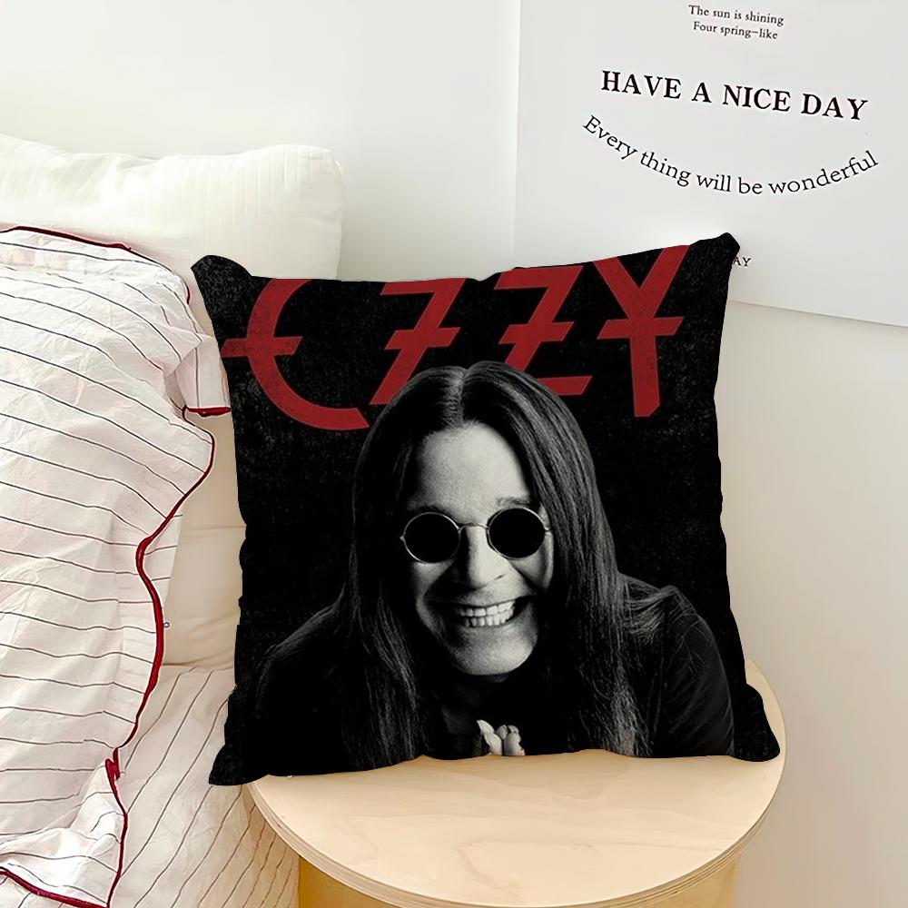 Classic Singer Ozzy O-Osbourne Cool cushion cover Soft Cushion Cases for Farmhouse Sofa Decor Home Decorations and Protector