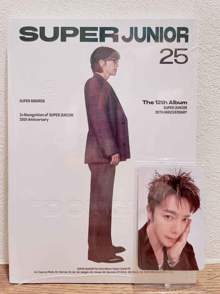 [USED] SJ 12th Official CD & Ktown4u Bonus Trading Card (Donghae)