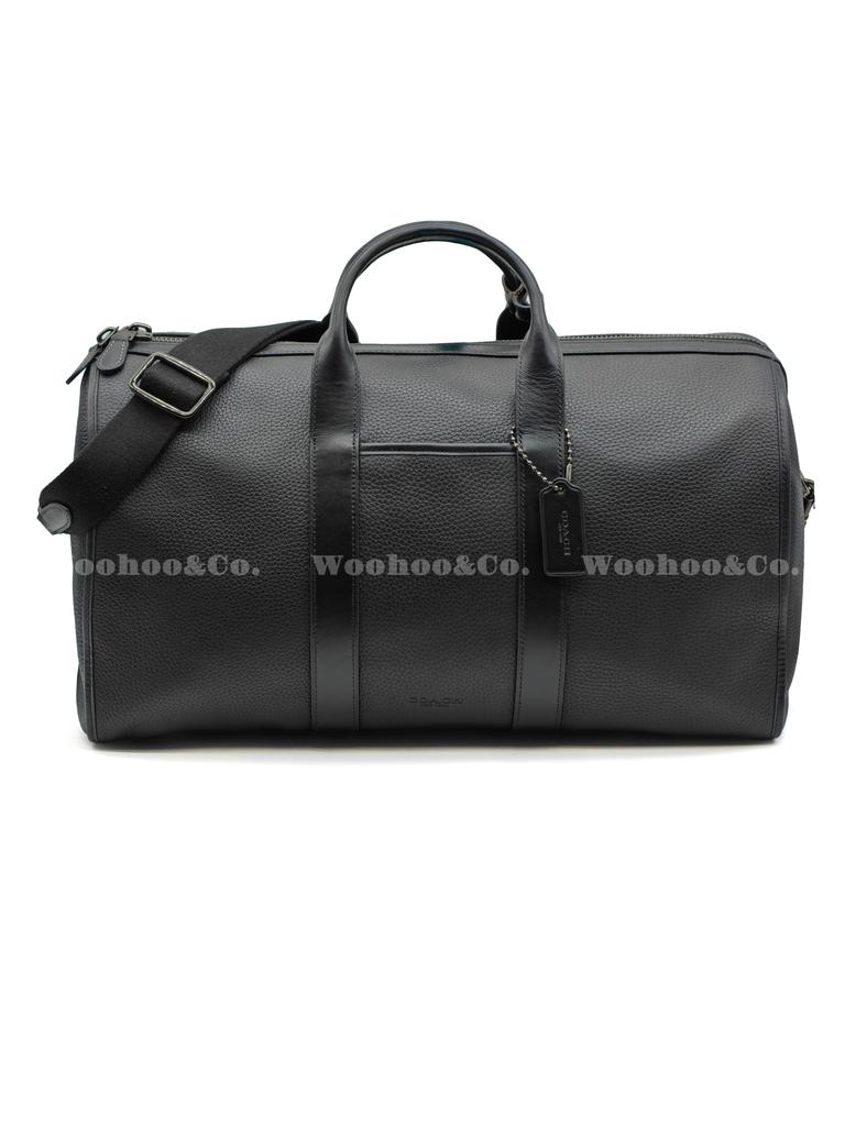 Coach Gotham 45 Zipper Closure Adjustable Shoulder Strap Pebble Leather Tote Shoulder Travel Bag Men Bags CV957-BLKA