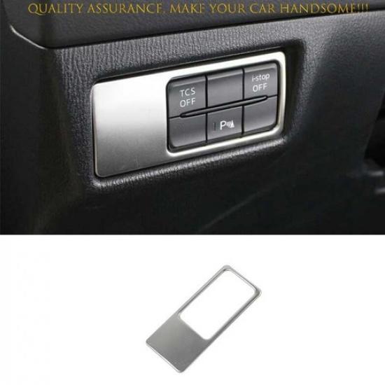 For Mazda CX-5 2017-2024 Silver Titanium Driver s Side Dash Control Cover Trim