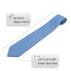 Shlax&Wing Mens Ties Blue Dots Business Necktie Silk Suit For Men