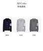 TB Cardigan New Autumn and Winter Coat College Style Woven Unisex Four Bar Knit Couple Gray Cardigan Jacket