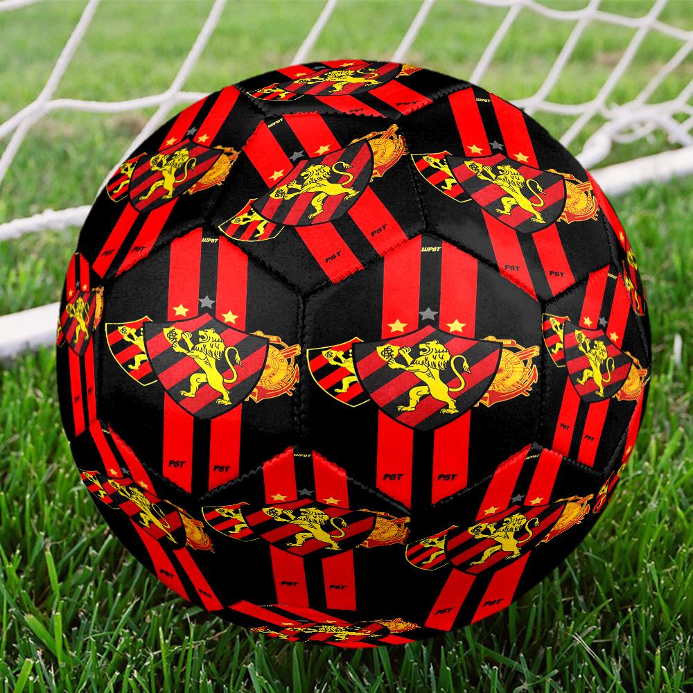 Sport Club Football Crest Printed Size 5 Soccer Balls, High-Quality, Anti-Slip, Protective Football, A Unique Gift , Birthdays, Christmas Gifts