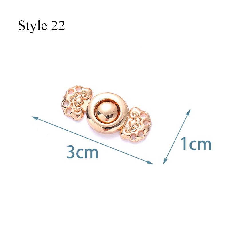 Trousers Waist Button Fixed Tightening Artifact Metal Buckle Skirt Adjustment Button Dress Waist Change Button DIY Classical