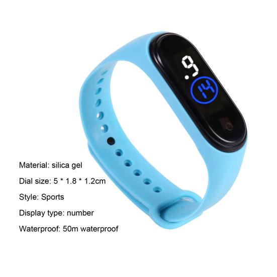 Electronic Watch Luminous 50m Waterproof LED Touch Screen Sports Wrist Watch Bracelet