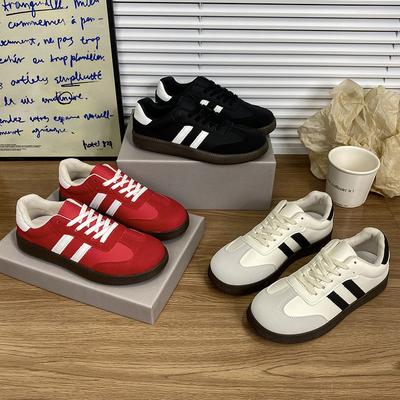 Mode Damen Sneaker Schnürschuhe Vulkanisierte Schuhe Luxus Tennis Trainingsschuhe für Damen Mode Leder Freizeitschuhe Zapatillas Mujer2025
